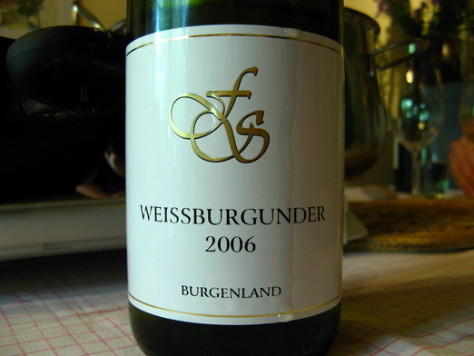 Weingut Seiler Weissburgunder Qualitatswein Troken, Burgenland Austria
