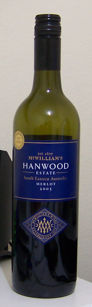 WcWilliams Hanwood merlot