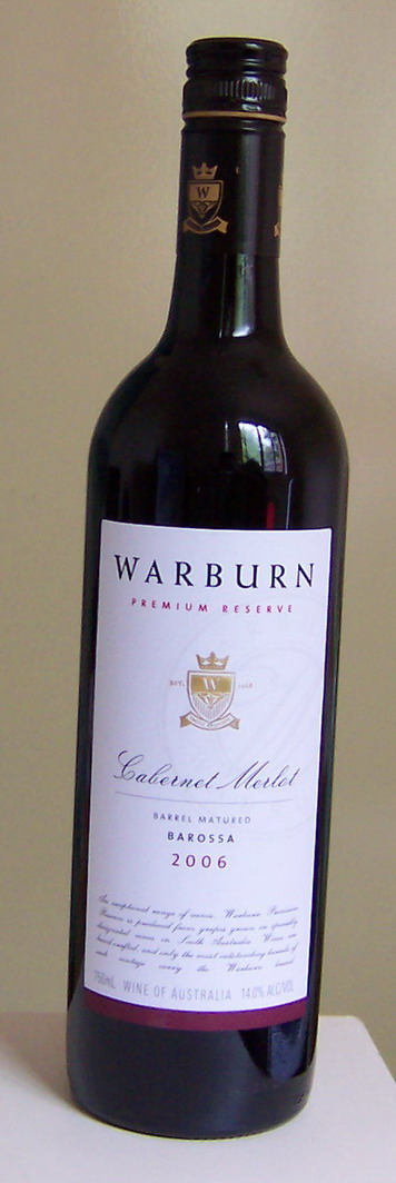 Warburn Premium Reserve Cabernet Merlot