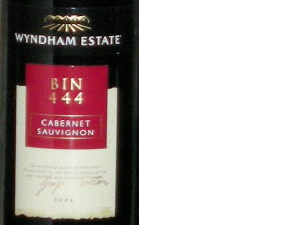 wyndham estate bin 444 cab sau
