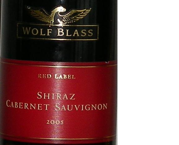 wolf blass shiraz cabernet sauvignon