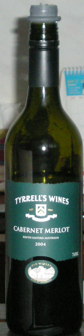 tyrrell's wines cabernet merlot
