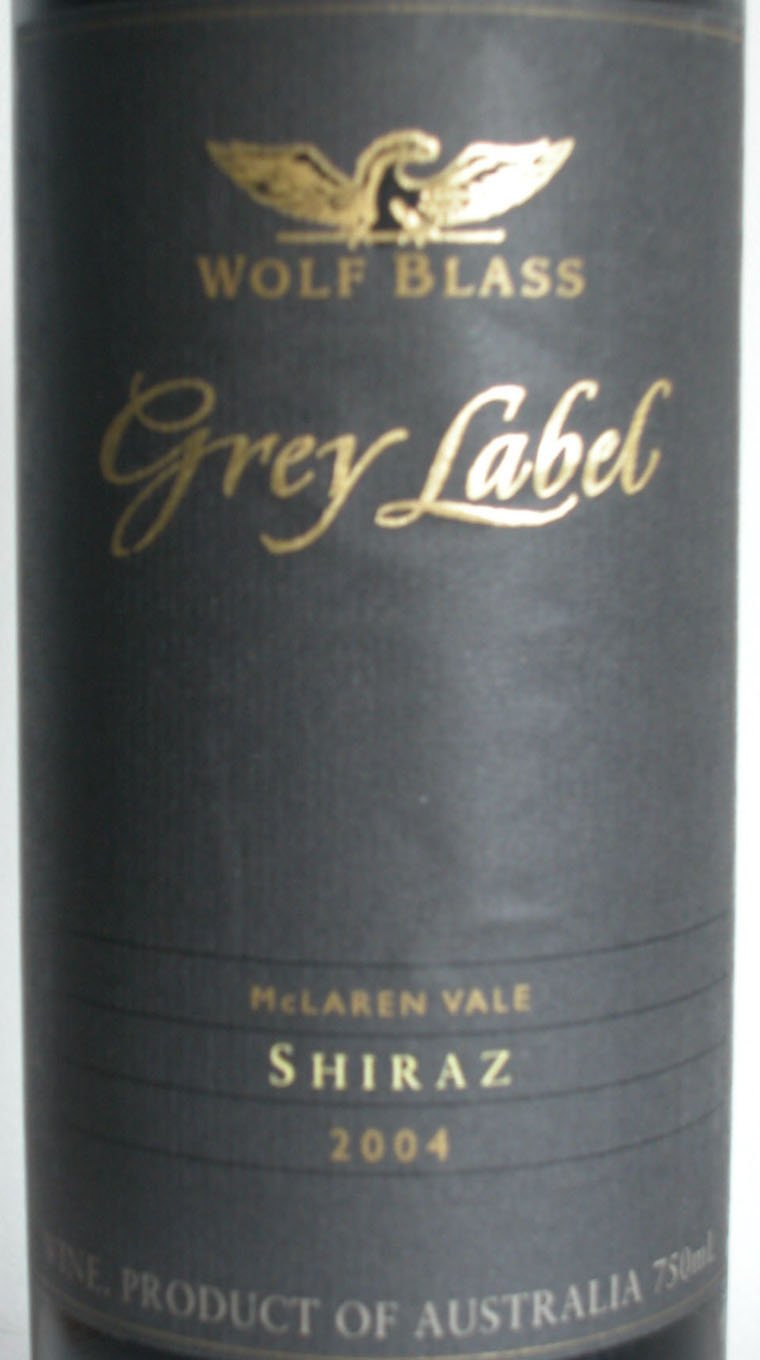 WB Grey Label Shiraz