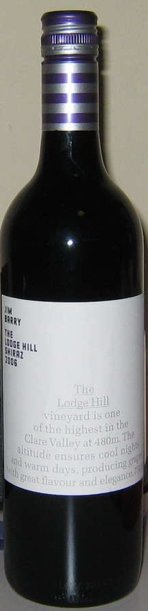 Jim Barry The Lodge Hill Shiraz