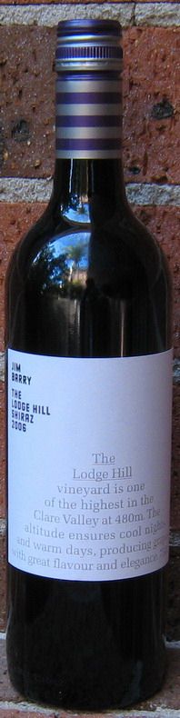 Jim Barry The Lodge Hill Shiraz