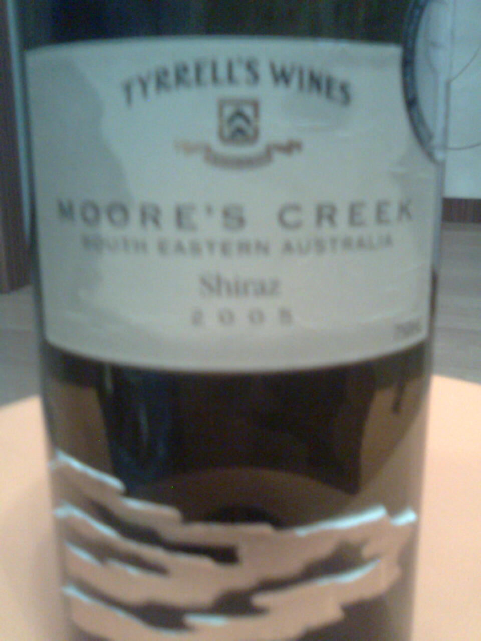 moore's creek shiraz