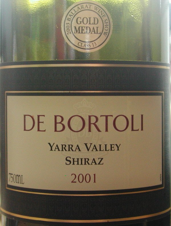 DE BORTOLI YARRA VALLEY SHIRAZ