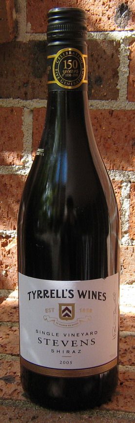 Tyrrell's Wines Stevens Shiraz