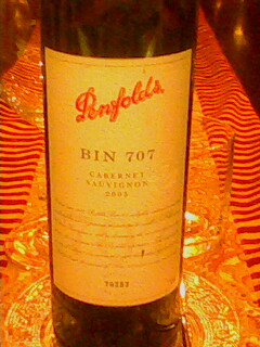 penfolds bin 707