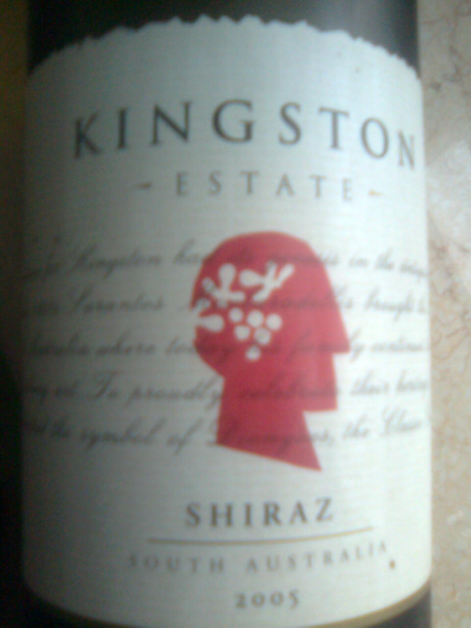 KINGSTON ESTATE SHIRAZ
