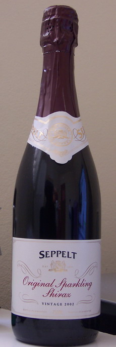 Seppelt original sparkling shiraz