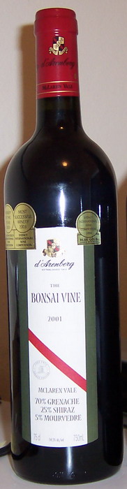 D'Arenberg The Bonsai Vine