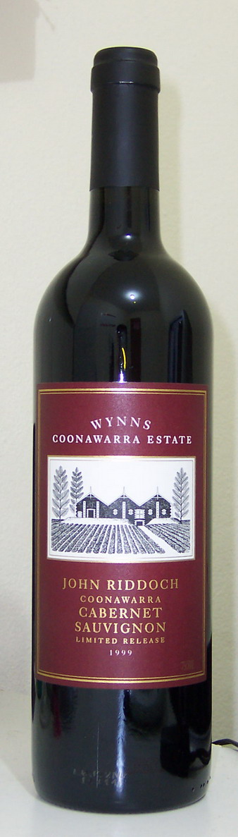 Wynns Coonawarra Estate John Riddoch Cabernet Sauvignon