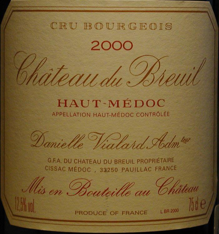 Ch&acirc;teau du Breuil - Haut-Médoc (Cru Bourgeois)