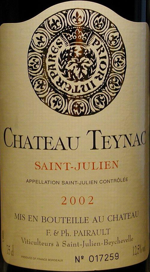 Ch&acirc;teau Teynac - St. Julien