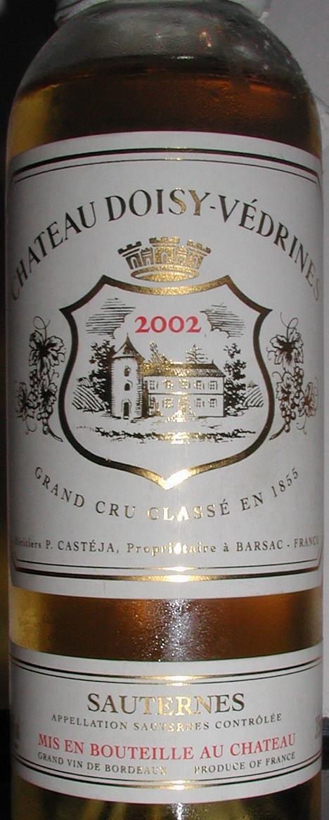 Ch&acirc;teau Doisy-Védrines - Sauternes