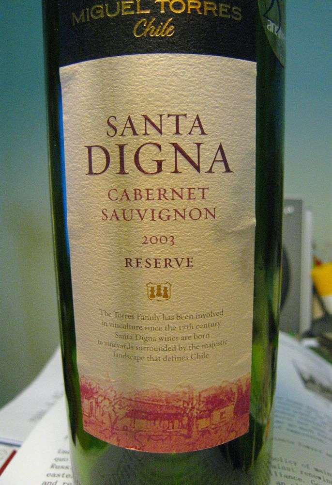 Santa DIGNA Cabernet Sauvignon Reserve