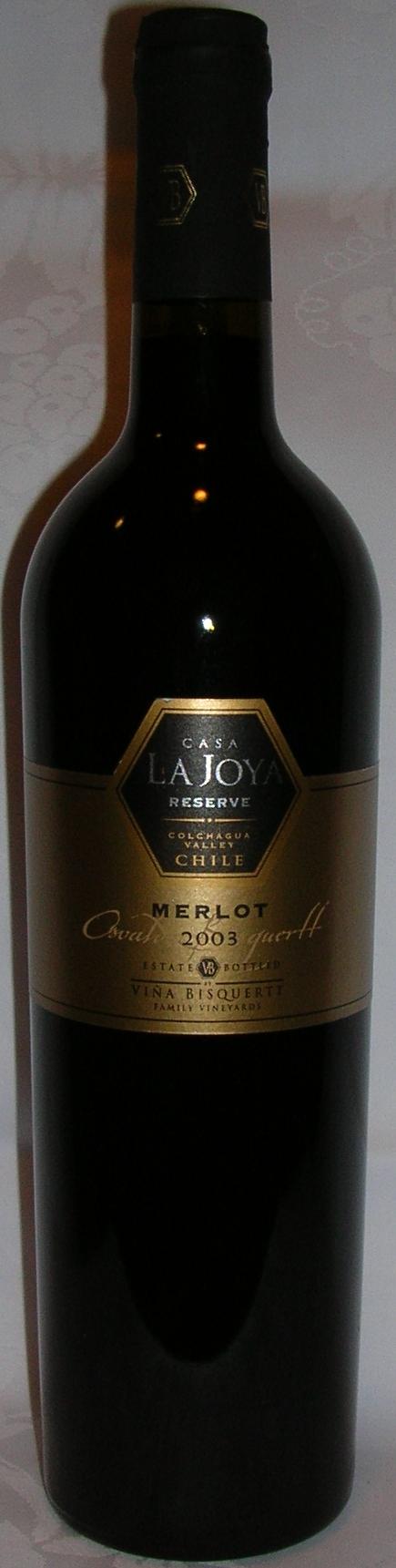 Casa La Joya Reserve Merlot
