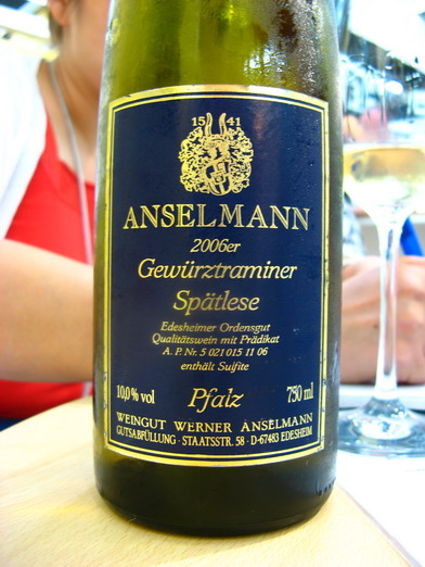 Anselmann, Gerwuztraminer Spatlese, Pfalz