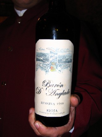 Franco Espanolas Baron d'Anglade Reserva,Rioja