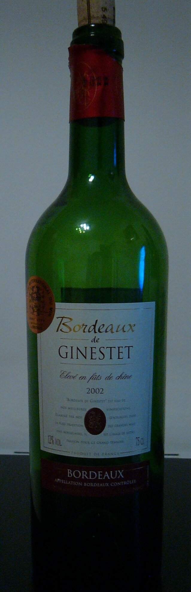 Bordeaux de Ginestet
