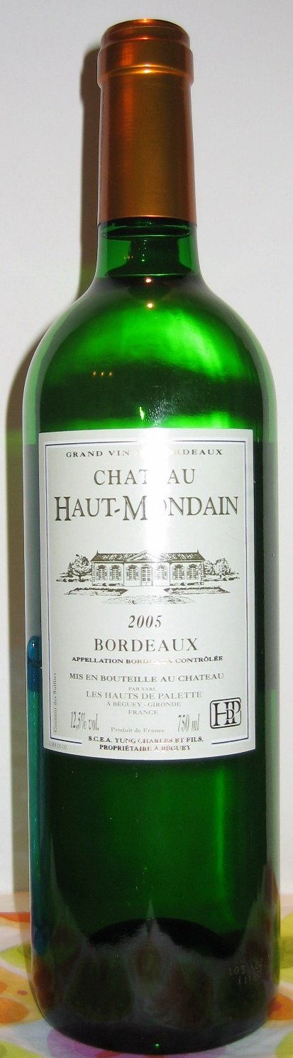 Chateau Haut Mondain Blanc
