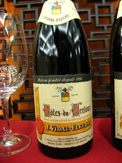 J Vidal Fleury Cotes du Ventoux