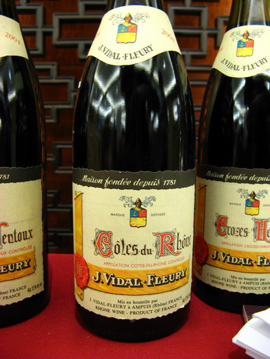 J Vidal Fleury Cotes du Rhone