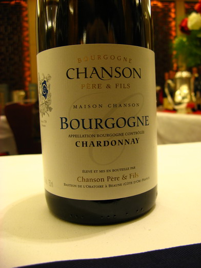 Chanson, Bourgogne Chardonnay