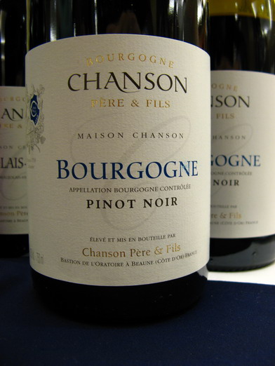 Chanson, Bourgogne Pinot Noir