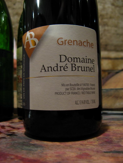 Domaine Andre Brunel Grenache Vin de Pays de Vaucluse
