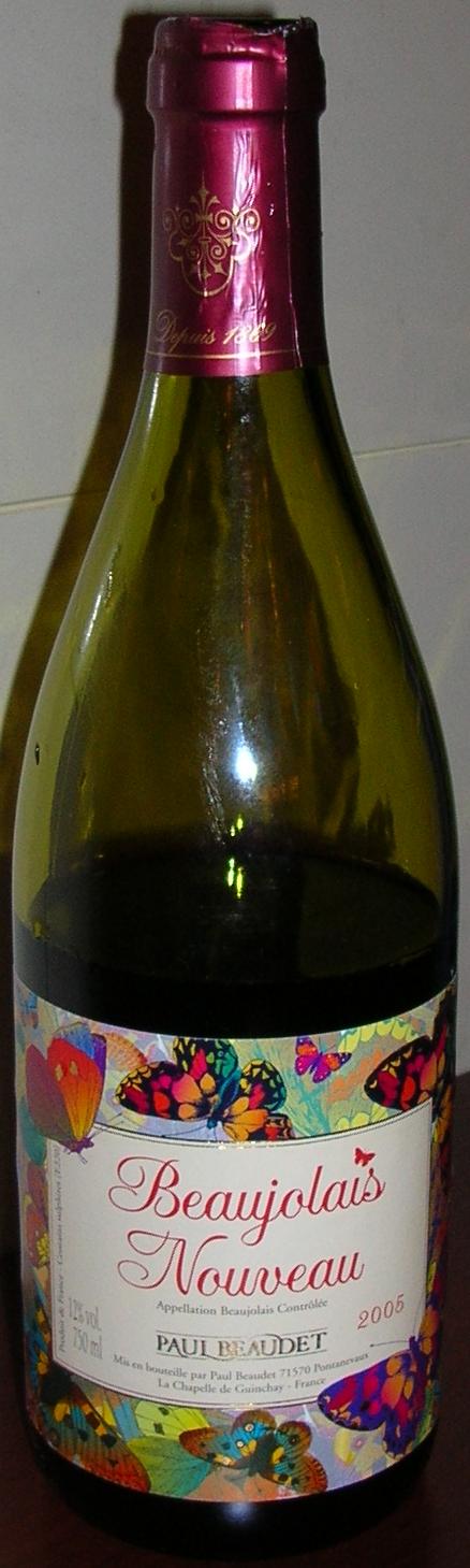 Beaujolais Nouveau Paul Beaudet