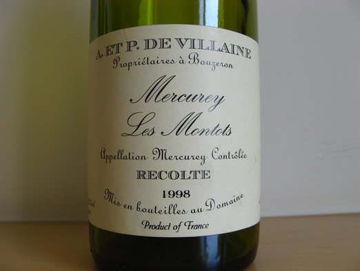 Domaine A et P de Villaine, Mercurey “Les Montots”