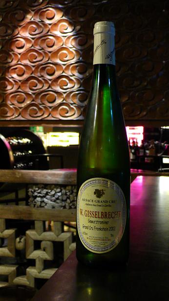 Willy Gisselbrecht Gewürztraminer Grands crus Frankstein