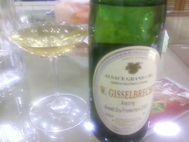 Willy Gisselbrecht Riesling Grands crus Frankstein