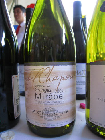 M. Chapoutier, Domaine des Granges de Mirabel, Viognier de l'Ardeche, VdP
