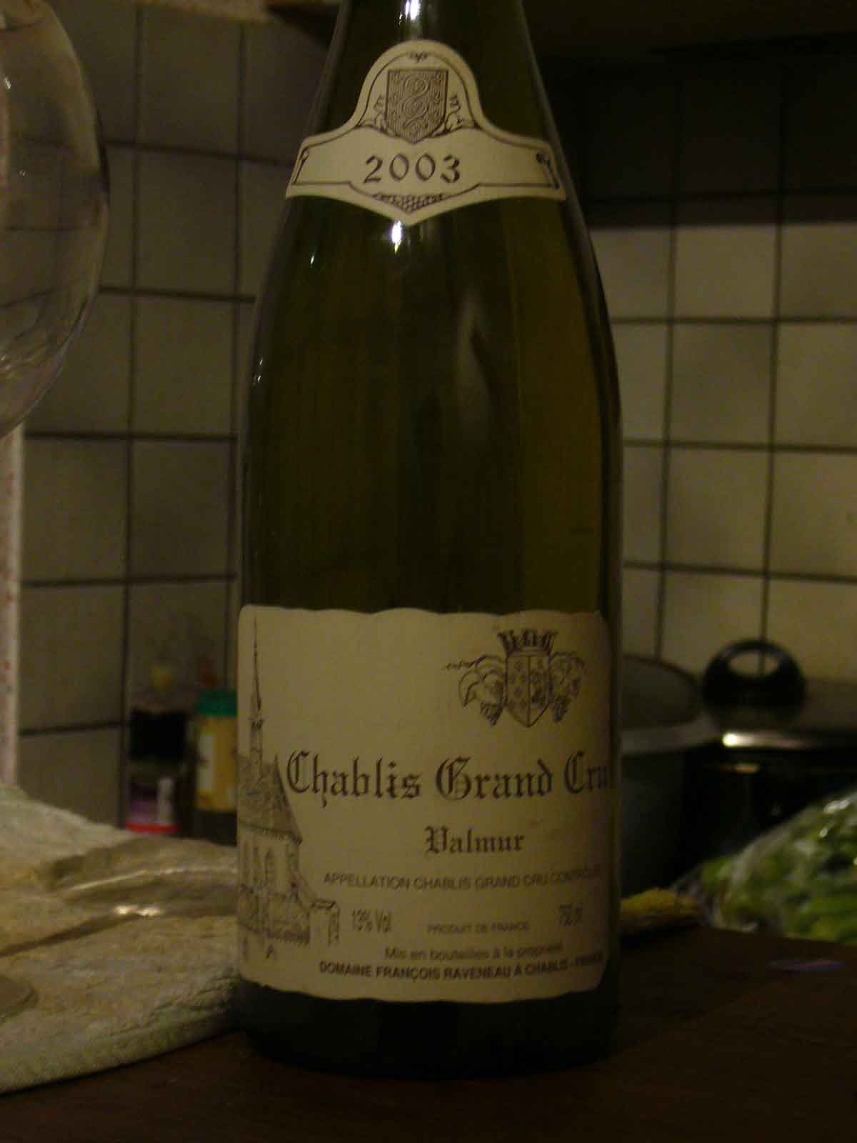chabilis grand cru valmur