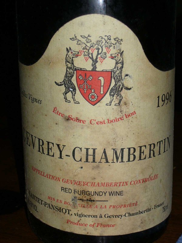 gevrey chambertin VV