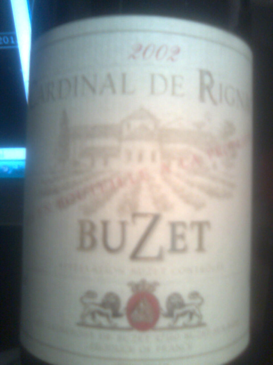 CARDINAL DE RIGNAC BUZET AOC