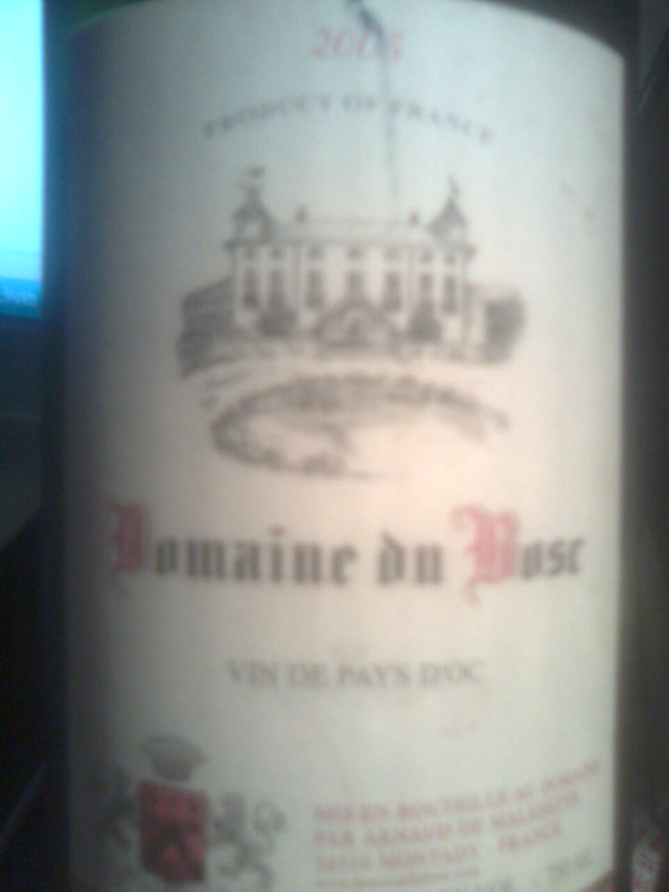 DOMAINE du BOSC VDP OC