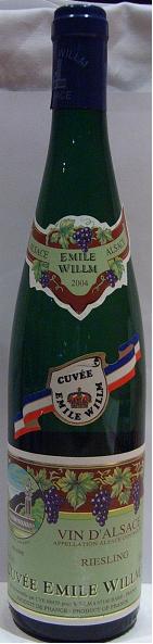 Riesling Cuvée Emile Willm AOC Alsace