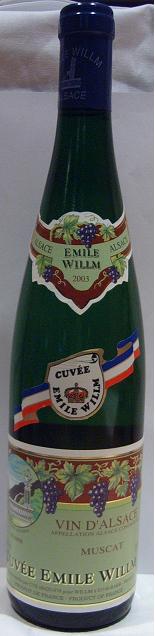 Muscat Cuvée Emile Willm AOC Alsace
