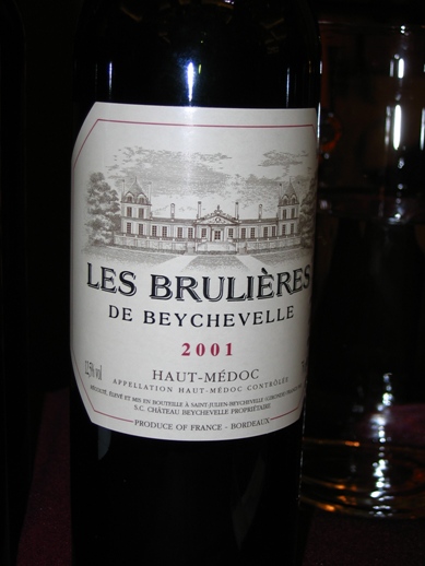 Les Brulieres de Beychevelle, Haut Medoc