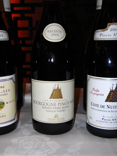 Pierre Andre, Bourgogne Pinot Noir VV