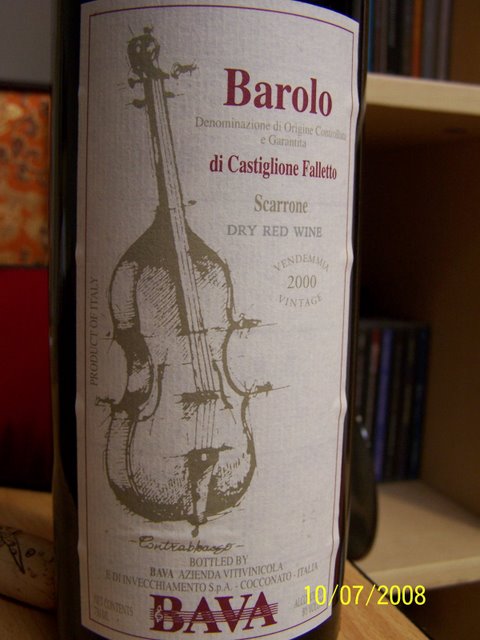 Bava Barolo di Castiglione Falletto Scarrone