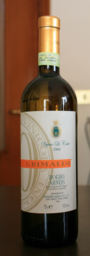 Grimaldi Luigino, Roero Arneis DOC 