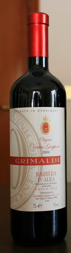 Grimaldi Luigino, Barbera d'Alba DOC Superiore 