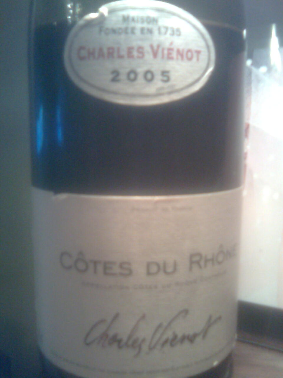 CHARLES VIENOT COTES DU RHONE AOC