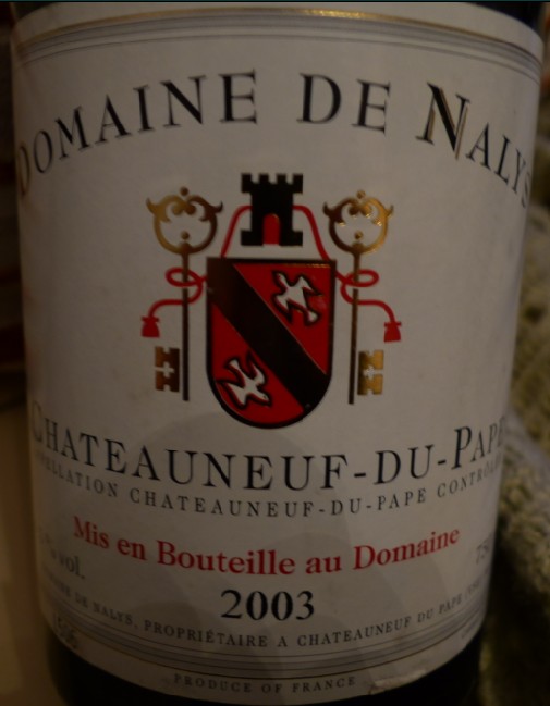 DOMAINE DE NALYS CHATEAUNEUF-DU-PAPE