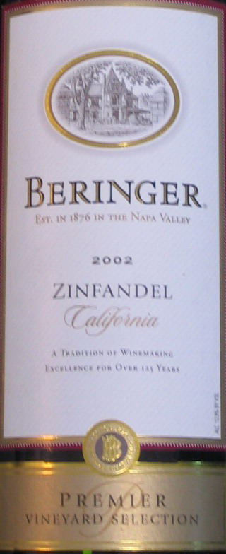 Beringer Zinfandel